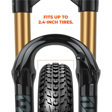 Alloy MTB Suspension Fork For 26 27.5 29 Inch Mountain Bikes With Tapered Or Straight Steerer, 100mm Travel, fits 2.4-inch tire