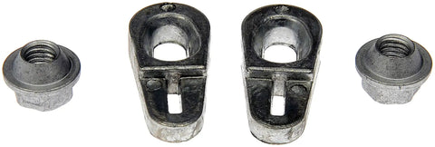 Battery Terminal Nut Replacement Kit 2 Pack For Buick, Chevrolet, GMC, Pontiac, Saturn, OE Fix For Lost Or Damaged Battery Terminal Hardware Replacement Nuts Included showing two nuts and clamps