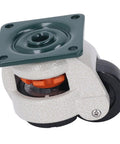 Heavy Duty 51 Millimeter Leveling Stem Casters With Height Adjustable Retractable Swivel Wheels And Real Deal Pads for smooth mobility.