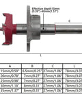 Pro Level 5 Piece Forstner Drill Bit Set Covering 15 To 35mm, high carbon steel, with sharp edges and sizing details.