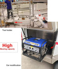 Built Tough Full Extension Side Mount Drawer Slides With Precision Ball Bearings, Runs Like A Dream For Cabinetry, Tool Free Removable Clip Setup, 68 Inch Rock Solid Length in vehicle with generator.