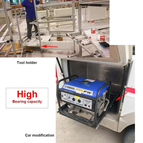 Built Tough Full Extension Side Mount Drawer Slides With Precision Ball Bearings, Runs Like A Dream For Cabinetry, Tool Free Removable Clip Setup, 68 Inch Rock Solid Length in vehicle with generator.