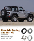 2 Piece Rear Axle Bearing And Seal Kit For 2007 2017 Wrangler JK JKU Axle Shaft Seal Retainer Replacement 68008523AA