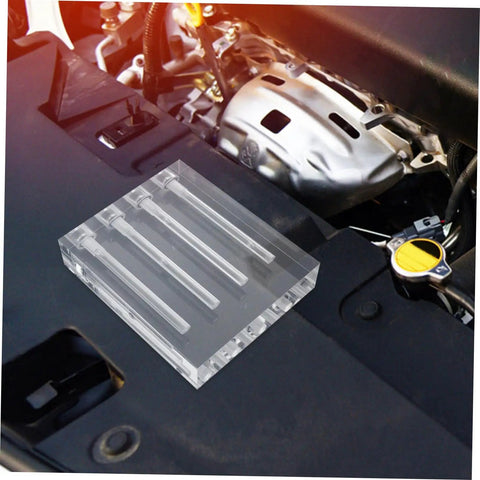 Engine Oil Viscosity Testing Stand And Acrylic Oil Comparator Tool For Auto Maintenance And Car Repair, Ideal For Pro Shops And DIY Garages, Durable, Easy To Use, Precision For Diagnostics on engine bay