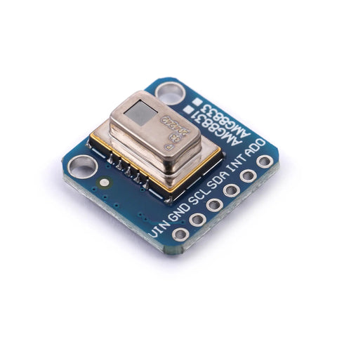 AMG8833 8 By 8 Infrared Thermal Imager Array Camera Sensor Module I2C 3 To 5V For Raspberry Pi And Arduino on white background