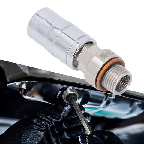 Top Notch Stainless Steel Oil Pan Drain Plug Repair Kit For Cars Fixing Stripped Slippery Threads With Precision CNC Cut Hardware For Solid Secure Seals And Easy Auto Maintenance Jobs, M16x1.5 stainless steel drain plug on oil pan