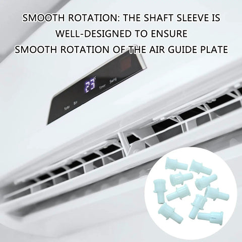 Set Of 10 AC Knob Shaft Replacement Parts Made With ABS For Easy Install And Smooth Air Conditioning Control