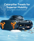 Robotic Pool Cleaner With 210 Minute Runtime Smart 3D Navigation Inverter Energy Saving Tech Cleans Floor Walls And Waterline