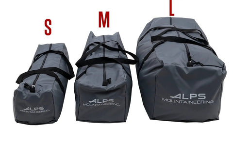 Large Zippered Tent Bag For Camping Gear With Easy Carry Strap, Durable Gray Storage Sack For Tents And Accessories, Replacement Tote For Outdoor Campouts