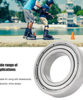 10 Pack Dope Stainless Steel Ball Bearings S6904Z 20x37x9mm, ideal for skateboards and roller skates, outdoor scene.