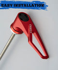 Ultralight Titanium Quick Release Skewer Set For Mountain Bike Red Beefed Up For Maximum Strength And Ultra Secure Wheel Retention