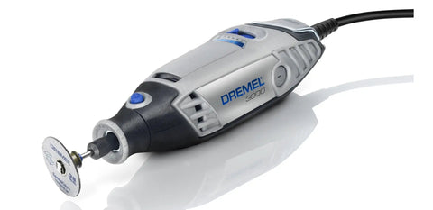 No Sweat 130 Watt Rotary Multitool Kit Featuring 15 Versatile Attachments And Rugged Carry Pouch delivering 10k to 33k RPM.