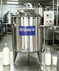Heavy Duty Stainless Steel 500L Automatic Pasteurization Tank For Milk Juice Beverages Featuring Smooth Temperature Control in factory setting.