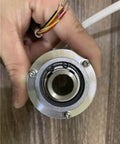 TS2651N141E78 Servo Motor Incremental Encoder shown front view, highlighting compact design and wiring, ideal for CNC and robotics use.