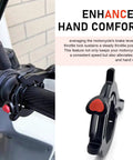 Universal Motorcycle Cruise Control Throttle Lock Waterproof Handlebar Bracket Rock Solid Wrist Saver For Atvs And E Bikes Effortless Long Haul Cruising Gear Grip Tight Black on motorcycle grip.