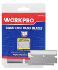 Heavy Duty Single Edge Razor Blades, 100 Pack For Industrial Scraping, Made From High Carbon Steel With A Sharp, Long Lasting Edge