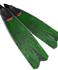 Interchangeable Blade Free-Diving Fins With Tech Polymer Blade 22-Degree Thrust Angle Closed-Shoe Design Italian Made