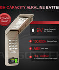 Wireless Universal Garage Door Opener Keypad For Craftsman CMXZDCG440 with open lid showing keypad and battery compartment.