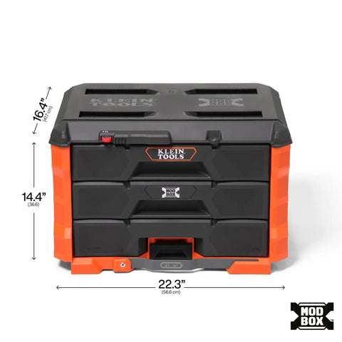 Bombproof 3 Drawer Tool Organizer Stackable Storage Bin With Swivel Adjustable Dividers And 50 Pound Rating Designed For Custom Mobile Workstations Built Like A Tank For Contractors Nationwide