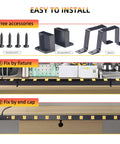 Installation guide for Beefy 10 Outlet Long Power Strip With 1000 Joule Surge Protector Heavy Duty Metal Case Six Foot Cord