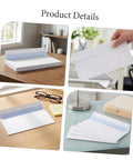 White Pro-Grade Self-Sealing Security Mailing Envelopes 115mm X 225mm Confidential Business Letter Size Peel And Seal 100 Pack in office setup