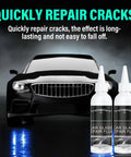 Windshield Crack Repair Kit 2 Pack With Glass Repair Liquid For Quick Fix Of Cracks On Windshields Windows And Mirrors 50ml Budget Friendly Auto Glass Repair Gel in front of a car
