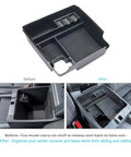 Center Console Organizer Tray For 2022 Through 2026 Frontier Pickup Truck Must-Have USB Pass-Through Extra Storage Armrest