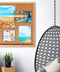 Rugged 50 Piece Silver Upholstery Nail Caps For Couches And Headboards Quick Snap Fit Flat Trim decorative hardware on corkboard.