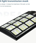 JUDYSSY Solar Street Lights Outdoor Remote Control, 2400W High Brightness Dusk to Dawn Led Lamp with high light transmission mask.