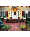 Entryway with Outdoor Wall Light One Light Fixture In Olde Bronze With Clear Seeded Glass, Durable Aluminum Construction, Wet Location Rated