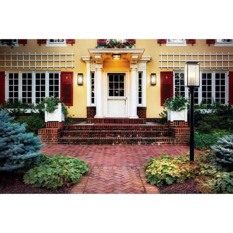 Entryway with Outdoor Wall Light One Light Fixture In Olde Bronze With Clear Seeded Glass, Durable Aluminum Construction, Wet Location Rated