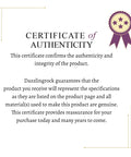 Certificate of authenticity for 2.06 Carat Ctw Round Brilliant Diamond Engagement Ring Set Crafted With Sleek 14K White Gold.