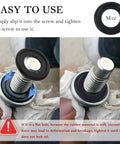 10 Pcs Oil Drain Plug Gasket Set M12 M14 Replacement OEM 12616850 Keeps Oil Leaks Down Seals Tight Secure Washer Compatible With Buick Cadillac GMC Chevrolet For A Tight Leak Free Seal black M12 gasket on drain plug