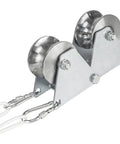 Heavy Duty 90 Degree Corner Edge Protector with Adjustable Pulley Hoist System and Rugged Steel Bearing Roller for Pro Grade Safe Lifting