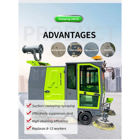 Get This Ride On Outdoor Sweeper Machine For Industrial Floor Cleaning In Parking Lots And Commercial Areas. Powerful Dust Removal Equipment Designed For Large Surface Maintenance Projects And Warehouse Operations. Heavy Duty Design Ensures Reliable