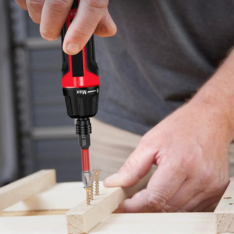 10 Piece Impact Driver Bit Set 50mm PH2 Screwdriver Bits T30 T40 Torx High Hardness HRC62 Metal Construction Kit Tools For Heavy Duty Jobs used with wood screws
