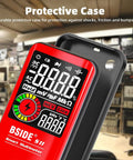 Color LCD Digital Multimeter With 3 Display 9999 Counts Auto Ranging Ohmmeter Rechargeable with protective case