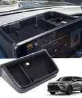 Toyota Grand Highlander Dash Storage Tray Behind Screen Center Console Organizer Black Keeps Your Cabin Tidy Custom Fit