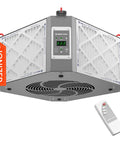 360 Degree Intake Air Filtration System For Woodworking With Built-In Ionizer, 1350 CFM Hanging Air Filter, Dust Collector For Garage Shop, MERV-11 Filter, DecDust 1350IG with remote control