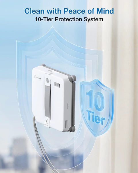 Winbot Mini 2 Window Cleaning Robot With 5 Smart Cleaning Modes And Win SLAM 4 Point 0 Navigation For No Sweat Auto Glass Cleaning On Windows Mirrors And Glass Doors