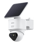 4K True Color Outdoor Security Camera With Solar Power Wireless WiFi AI Triple Detection 360 Degree Auto Tracking Night Vision Weatherproof
