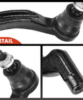 Front Outer Tie Rod End For Mercedes CLA250, CLA45 AMG, GLA250, GLA45 AMG, B Electric Drive, B250e, And Infiniti QX30, Fits Front Left And Right On Driver And Passenger Sides, Helps Eliminate Uneven Tire Wear.