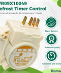 Defrost Timer Replacement Part WR09X10049 For GE Hotpoint Refrigerators Fits WR09X0278 SWR9X412 SWR9X413 SC952 shown