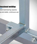 Close-up of Heavy Duty Metal Rolling Tire Rack, showing professional welding joints for strong and stable construction.