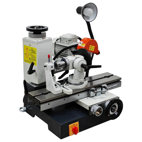 Shop Ready Drill Bit Sharpener And End Mill Grinder With Precision Linear Rail And Heavy Duty 550 Watt Motor, 360 degree grinding machine.