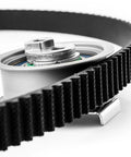 HTD 5M Rubber Timing Belt With 118 Teeth, 590mm Pitch, 20mm Wide, And 3.6mm Thick, Closed Loop Pulley Belt For High Torque Power Transmission, Beefy Neoprene With Reinforced Nylon Cords For Heavy Duty Use on pulley