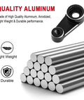 Aluminum Servo Horn Arm Upgrade For One Eighteen Scale Traxxas TRX4M TRX4MT RC Crawler Stock Servo Replacement Black Anodized Finish