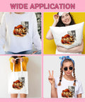 Six Pack Dope Cute Baby Monkey Punchs Team DTF Transfers on clothing items like shirts and bags