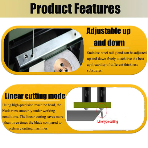 Pro Grade Semi Automatic PCB Lead Wire Cutter for Circuit Boards Foot Cutting Tool with adjustable stainless steel guide