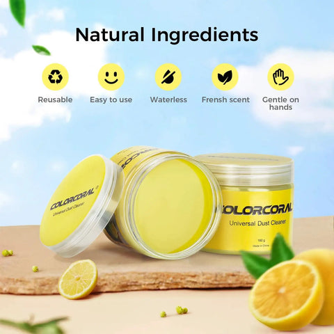 Universal Cleaning Gel For Keyboards Electronics Gadgets Cars And More Safe Dust Remover Kit 160g with natural ingredients